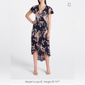 Navy Floral Fortune + Ivy Maxi